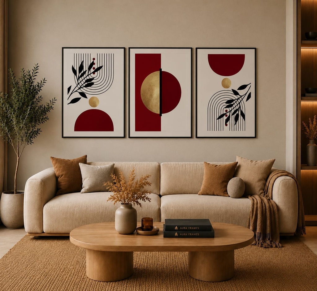 Ember Forms (3 Frames 40*60 CM, BLACK)