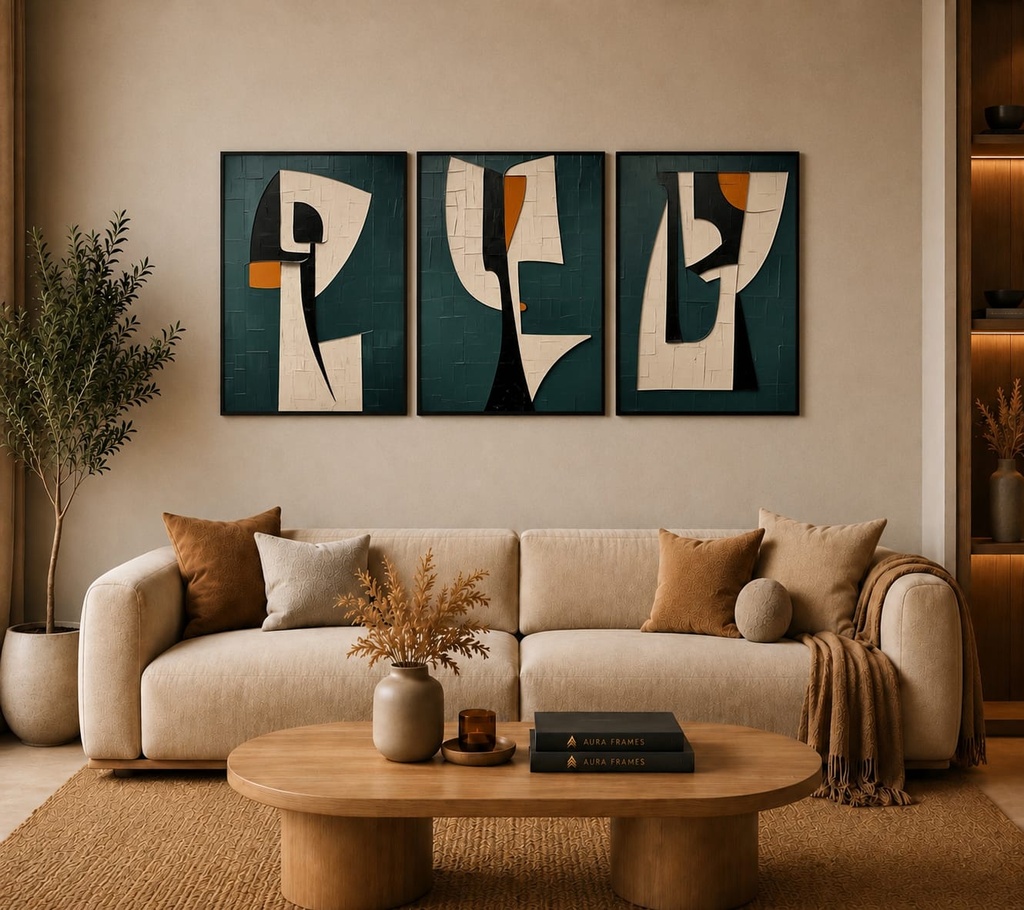 Terra Muse (3 Frames 40*60 CM, BLACK)