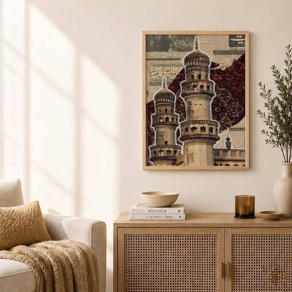 Historical Islamic Heritage (70 * 50 CM, BLACK)