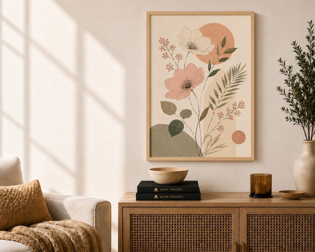 Élan Botanique (70 * 50 CM, BLACK)
