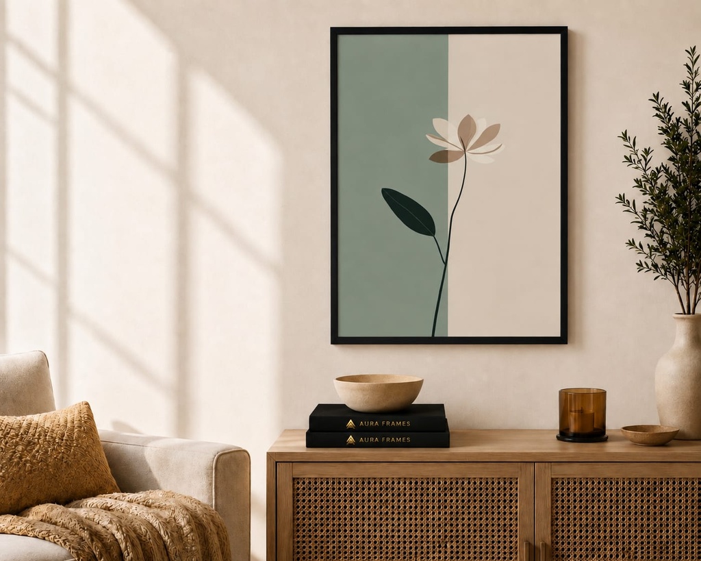 Verdant Solace (70 * 50 CM, BLACK)